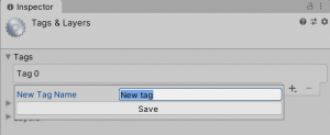 A picture showing how to add a new tag name.