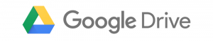 A picture showing the Google Drive logo.